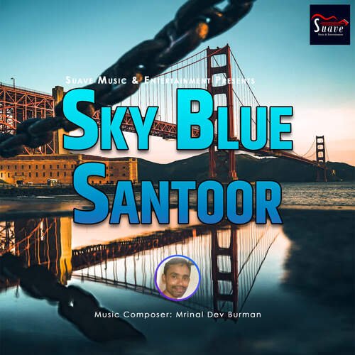 Sky Blue Santoor