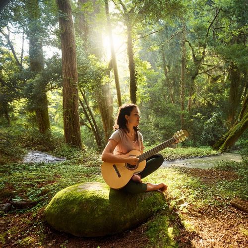 Guitar Music for Meditation Beneath Clear Skies and Open Stillness