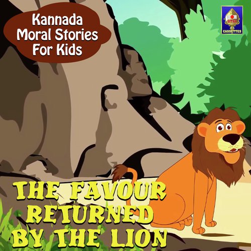 Kannada Moral Stories for Kids - The Favour Returned By The Lion
