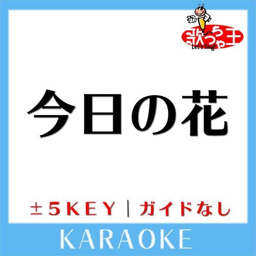 今日の花(ガイド無しカラオケ) -3Key[原曲歌手:遊助]