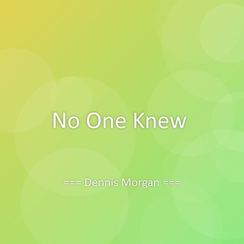 No One Knew cover art