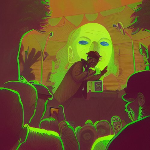 Green Face cover art