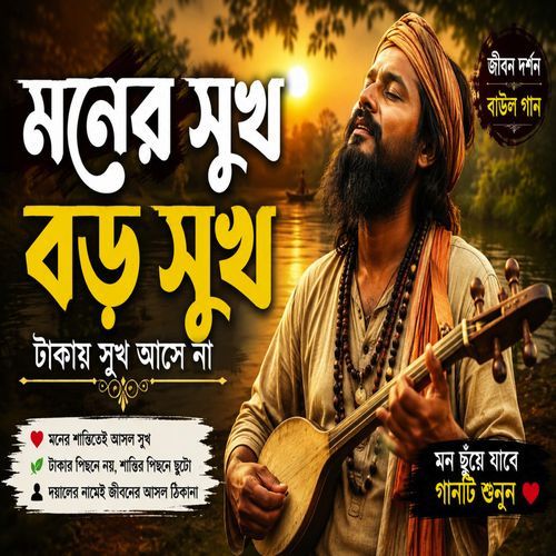 মনের সুখ বড় সুখ I Moner Sukh Boro Sukh I Baul Gaan
