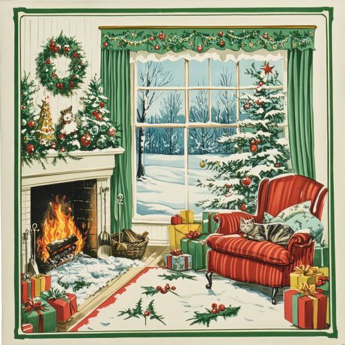 Yuletide Flames: A Cozy Christmas_poster_image