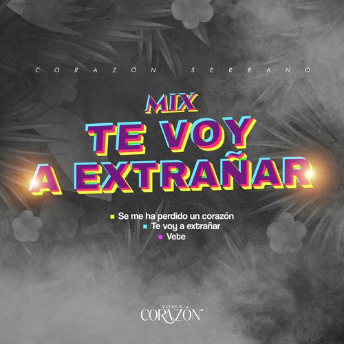 Mix Te Voy A Extrañar: Se Me Ha Perdido Un Corazón / Te Voy a Extrañar / Vete (En Vivo)_poster_image