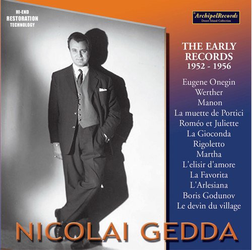 Nicolai Gedda The Early Records 1952-1956