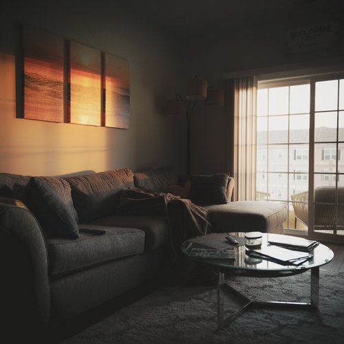 Couch cover art