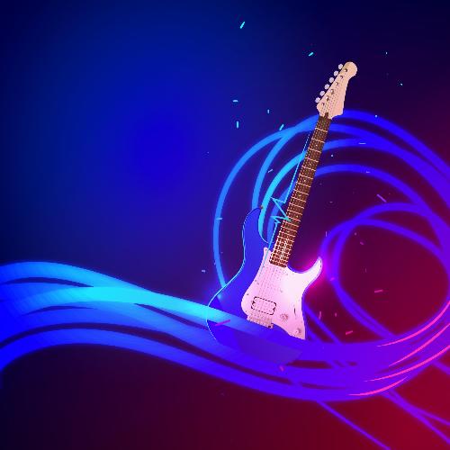 Guitar on DJ music_poster_image