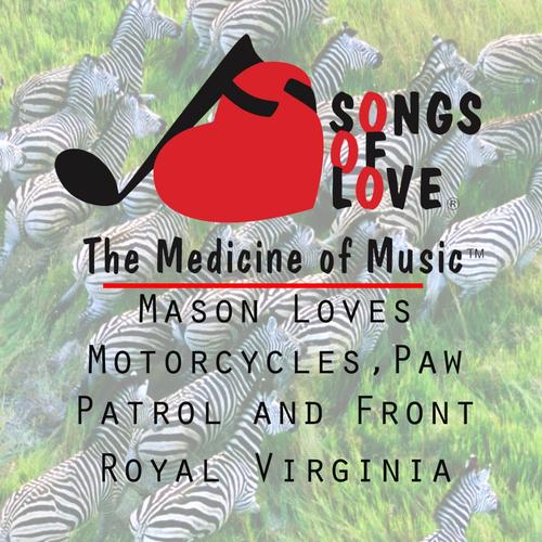 Mason Loves Motorcycles, Paw Patrol and Front Royal Virginia
