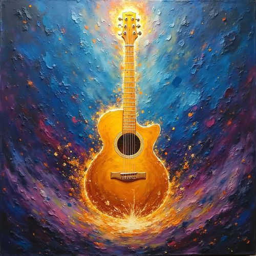Peaceful Guitar Sky of Dreams cover art