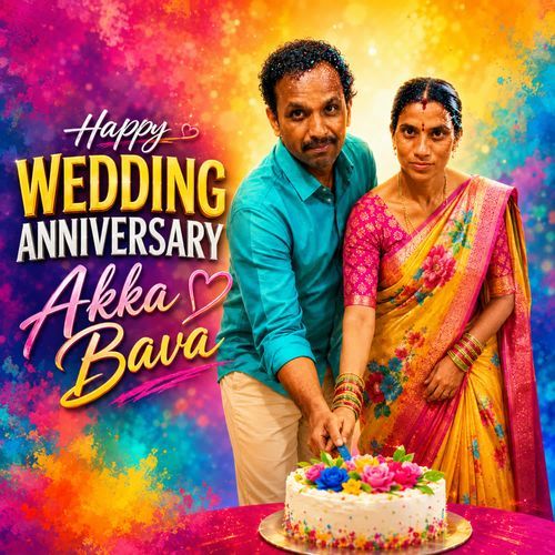 Happy Wedding Anniversary Akka Bava
