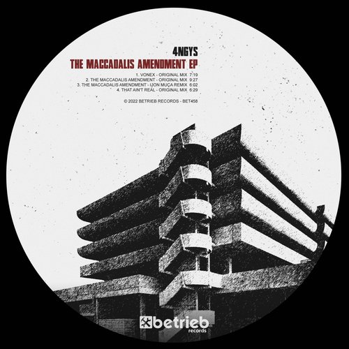 The Maccadalis Amendment (Ijon Muça Remix) cover art