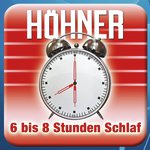 6 bis 8 Stunden Schlaf