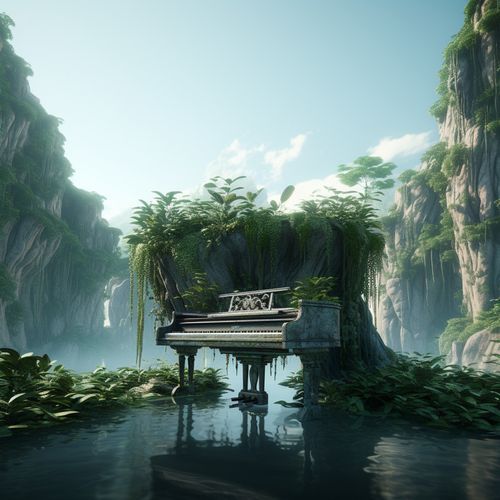 Piano Music: Majestic Mountain Echoes_poster_image