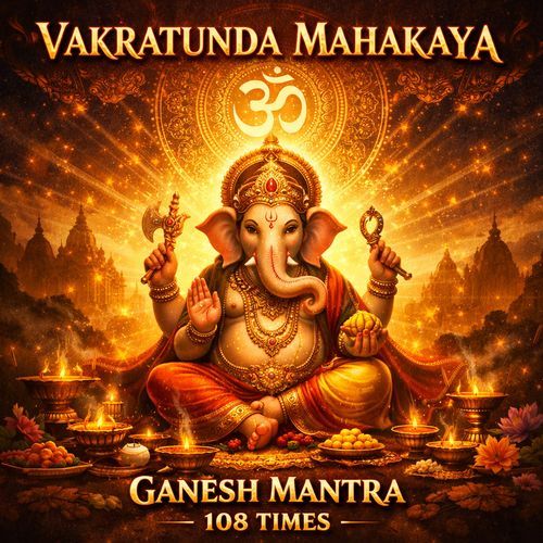 Vakratunda Mahakaya Ganesh Mantra 108 Times