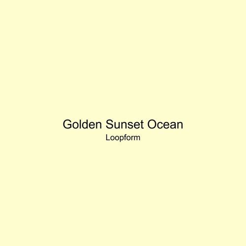 Golden Sunset Ocean