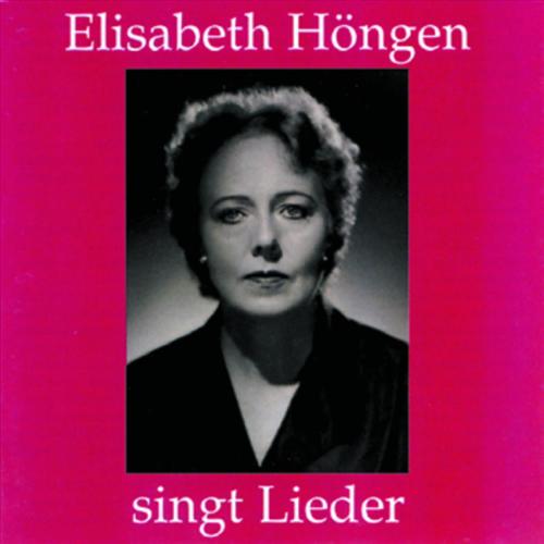 Elisabeth Höngen singt Lieder