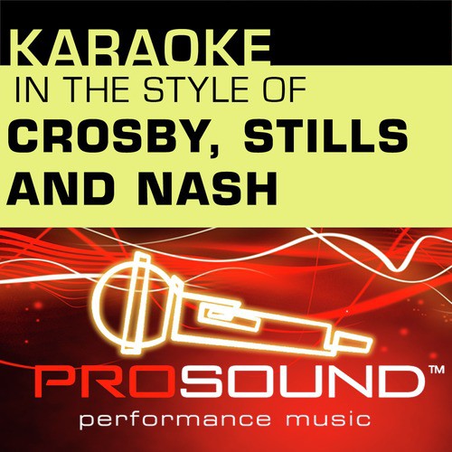 Wasted On The Way (Karaoke Instrumental Track)[In the style of Crosby, Stills and Nash]