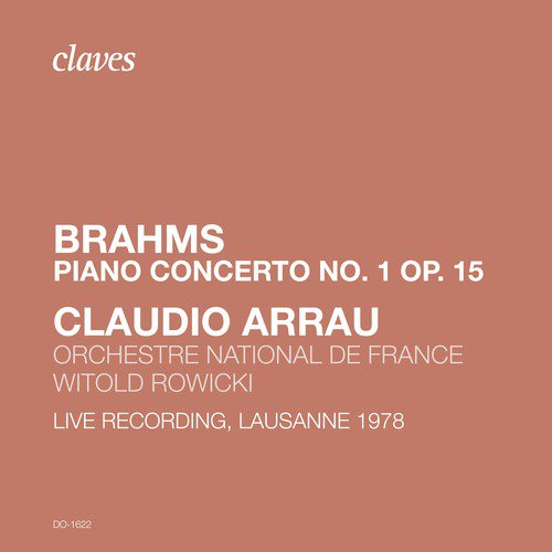 Brahms: Piano Concerto No. 1. Op. 15 (Live Recording, Lausanne 1978)_poster_image