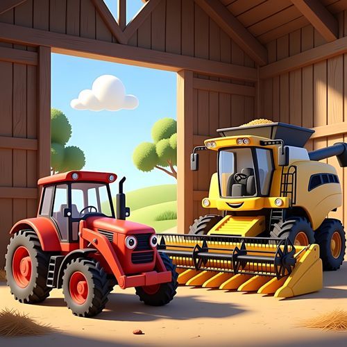 Sleepy Tractor Barn cover art