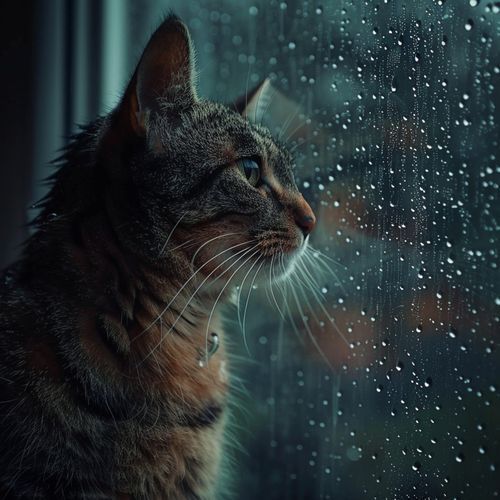 Lluvia Suave Para Gatos: Sonidos Relajantes Para Dormir