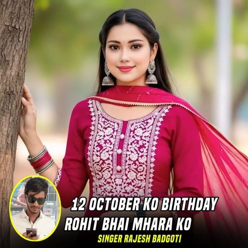 12 October Ko Birthday Rohit Bhai Mhara Ko