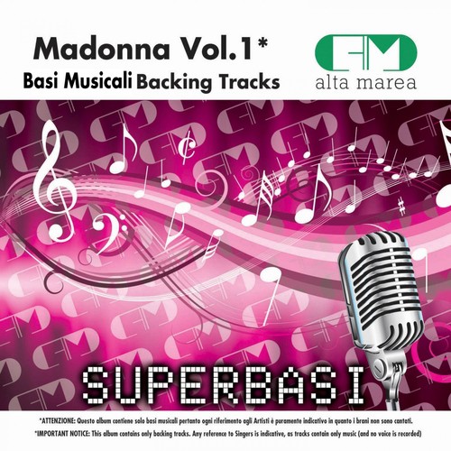 Basi Musicali: Madonna Vol.1 (Backing Tracks Altamarea)
