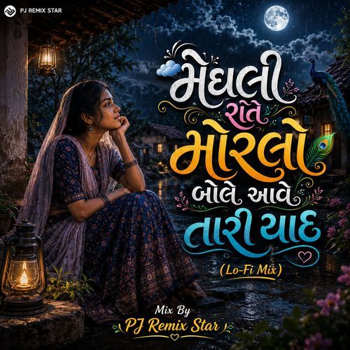 Meghali Rate Morlo Bole Aave Tari Yaad (Lo-Fi Mix)