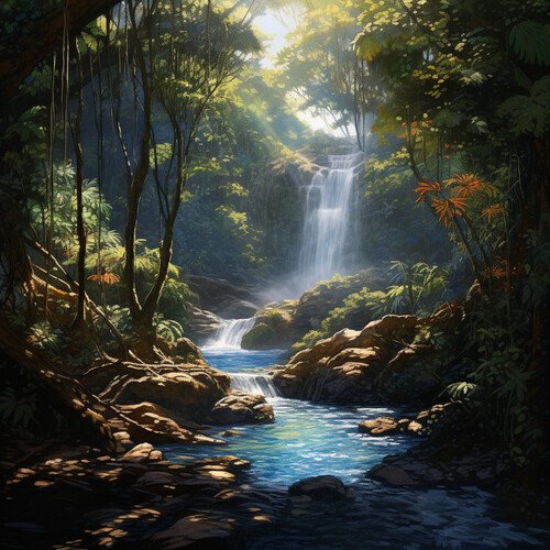 Binaural Flow: Tranquil River Serenity