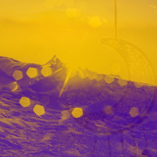 Music with Ocean Sounds Soundtrack for Calming Waves cover art