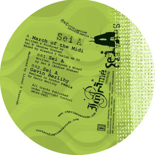 Sei A cover art