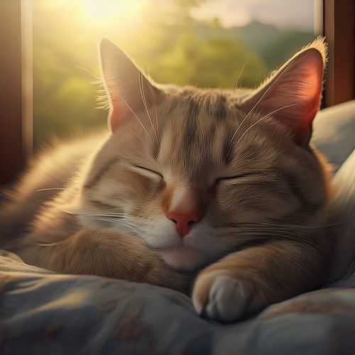 Quietos Tonos De Gato En La Serenidad cover art