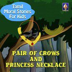 Pair of crows  Princess Necklace