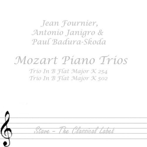Trio In B Flat Major K 254: Adagio