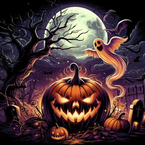 I love Halloween cover art