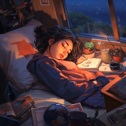 Lofi Sleep Haven: Tranquil Night_poster_image