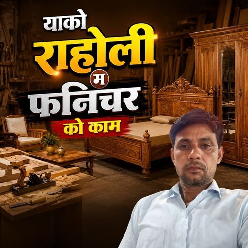 याको राहोली म फार्निचर को काम