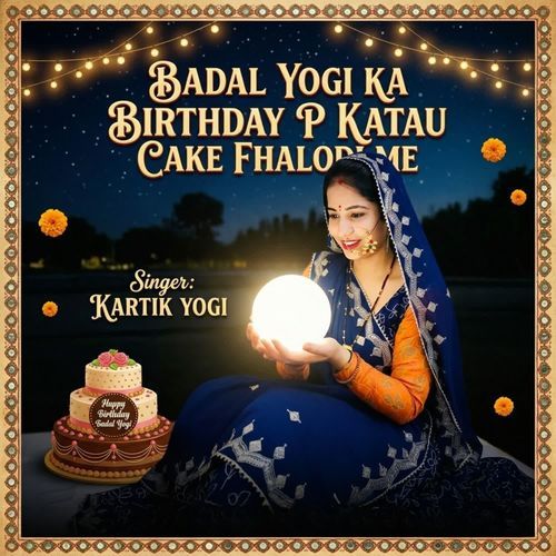 Badal Yogi Ka Birthday P Katau Cake Fhalodi Me