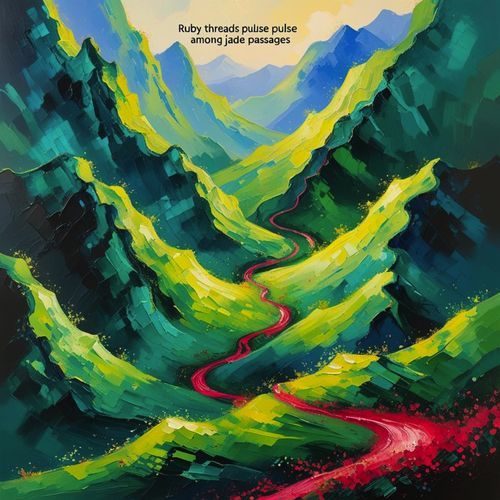 Copper Trails Shiver Through Garnet Corridors cover art