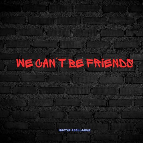 We Can't Be Friends cover art