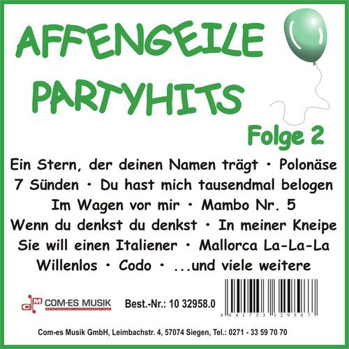 Affengeile-Partyhits, Folge 2