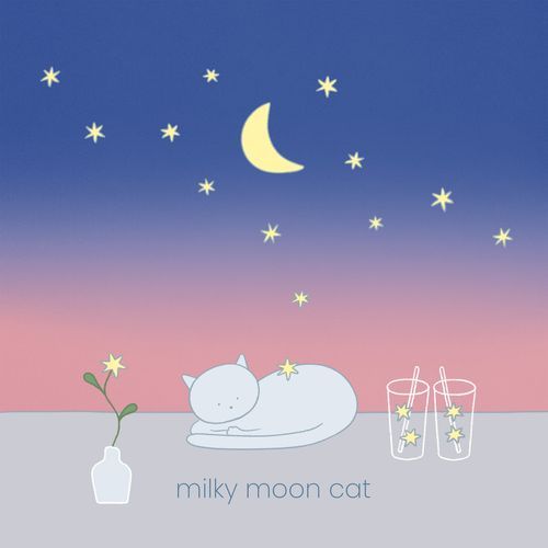 Milky Moon Cat