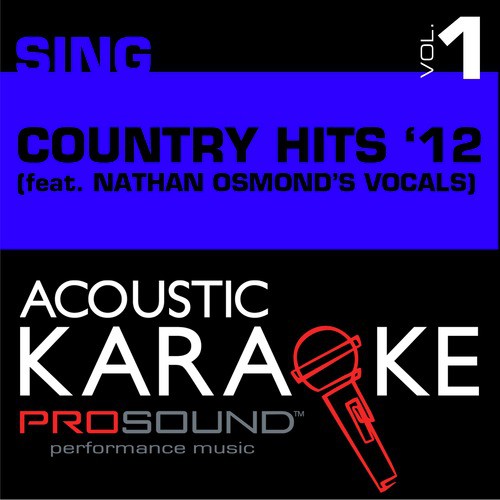 Acoustic Karaoke: Country Hits '12, Vol.1