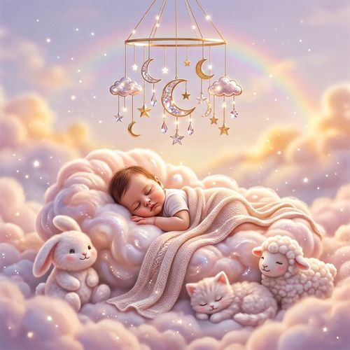 Baby Sleep Music for Deep Sleep – Gentle Lullaby Piano & Crib Mobile Sounds for Calm Nights