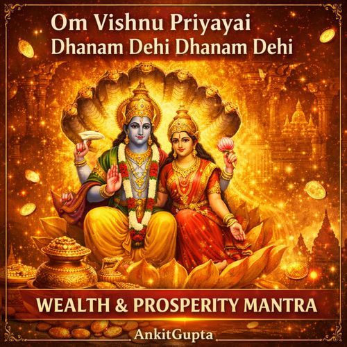 Om Vishnu Priyayai Dhanam Dehi Dhanam Dehi cover art