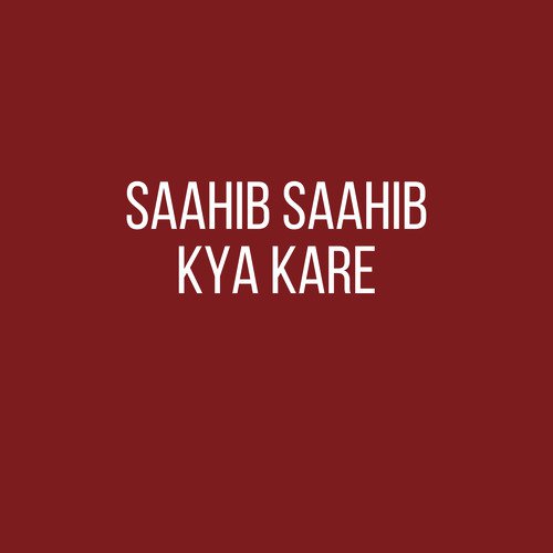 Saahib Saahib Kya Kare_poster_image