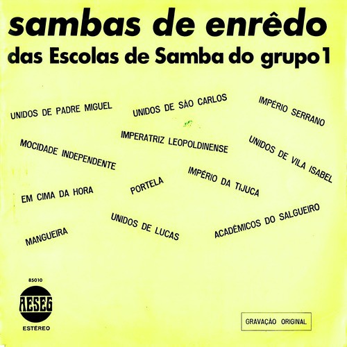 Sambas de Enredo das Escolas de Samba do Grupo 1 (1972)