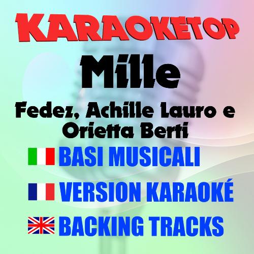 Mille (Originally Performed by Fedez, Achille Lauro e Orietta Berti) (Karaoke Version) cover art