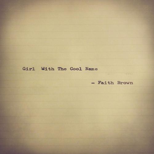 Faith Brown