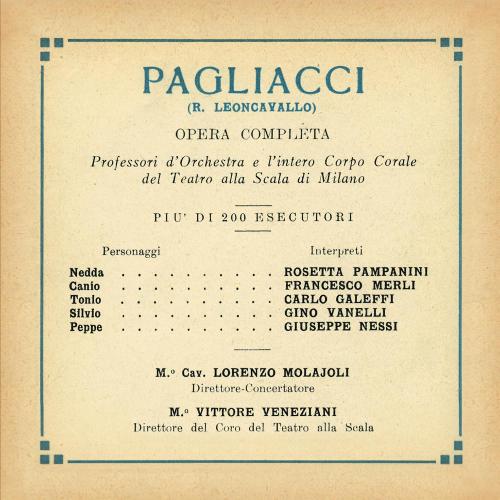 Paperback Opera: Pagliacci Ga 1930